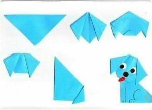 piesek-z-origami
